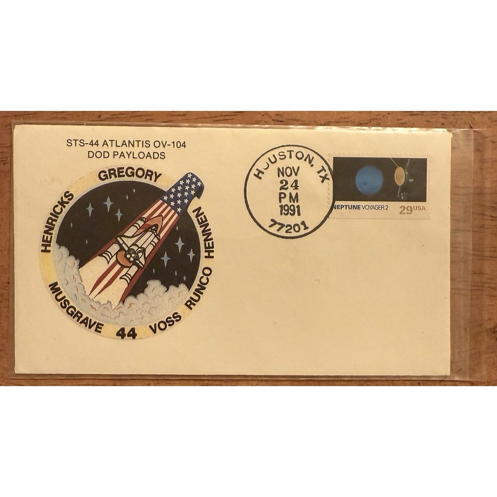 1991‎ LAUNCH STS-44 ATLANTIS - DOD PAYLOADS - Houston TX Neptune Voyager 2